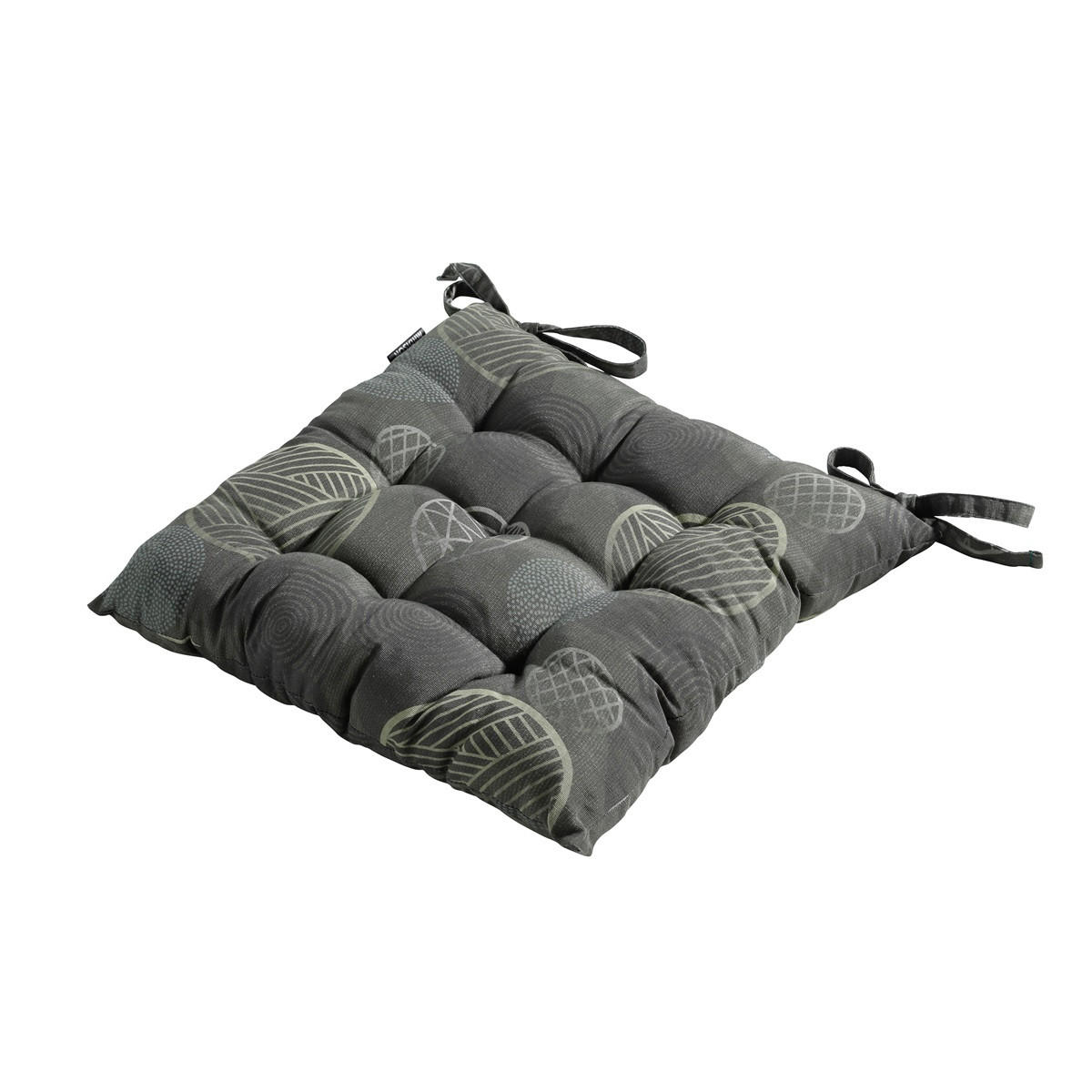 SITZKISSEN Kreis 46/46 cm 4er-Set - Grün, Textil (46/8/46cm) - Madison