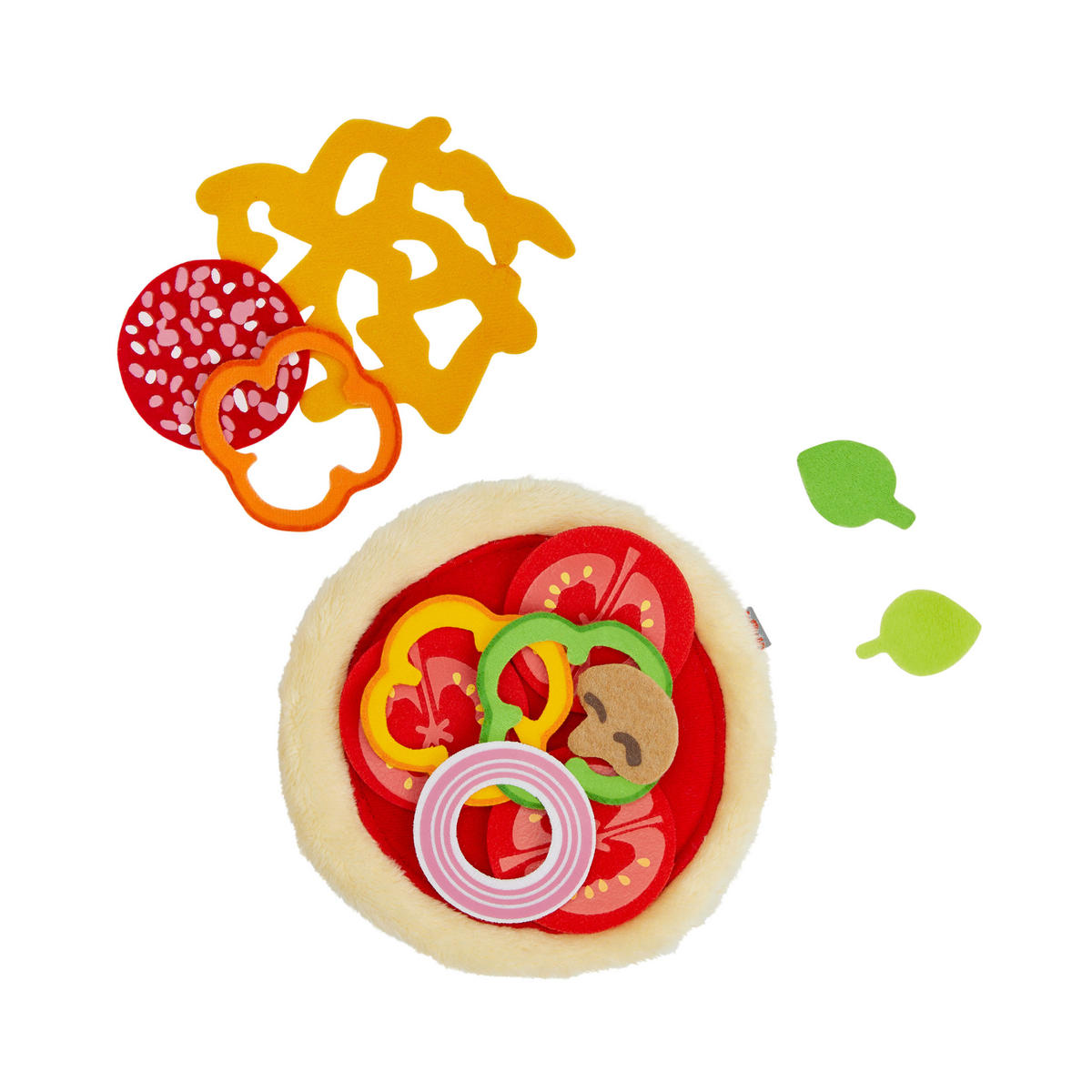 PIZZA-SETMIT Brettchen, ab 3 Jahren - Multicolor, Naturmaterialien (19.6/25.4cm)