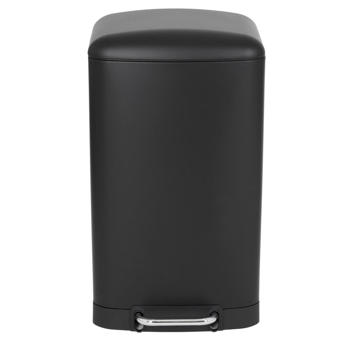 KÜCHENABFALLEIMER GREENWICH schwarz - Schwarz, Metall (35/67/38cm) - Kitchen Move