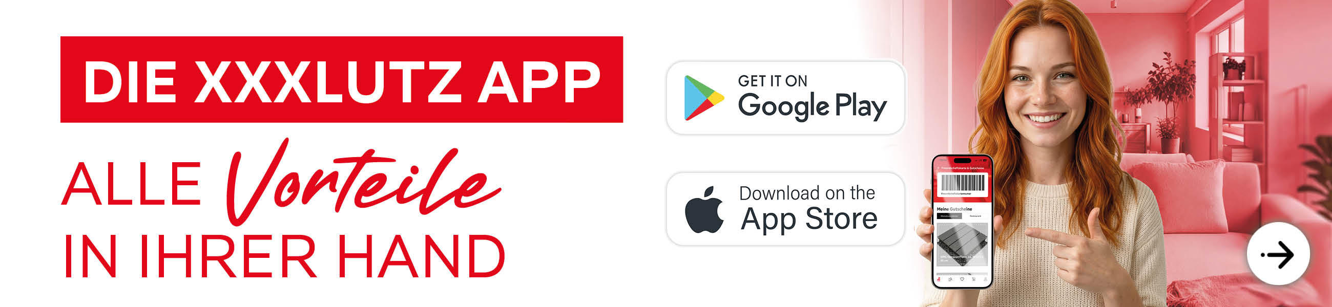 Die XXXLutz App – alle Vorteile in Ihrer Hand (App Store und Google Play)
