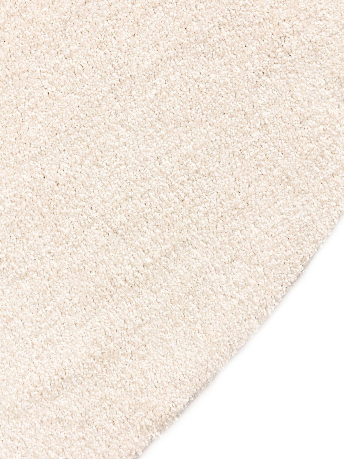 TEPPICH Nina waschbar ø 150 cm rund - Creme, Kunststoff (150/150cm) - benuta Nest