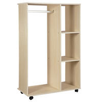 KLEIDERSCHRANK Braun 1 Stück - Braun, Holz (40/128/80cm) - GiPP