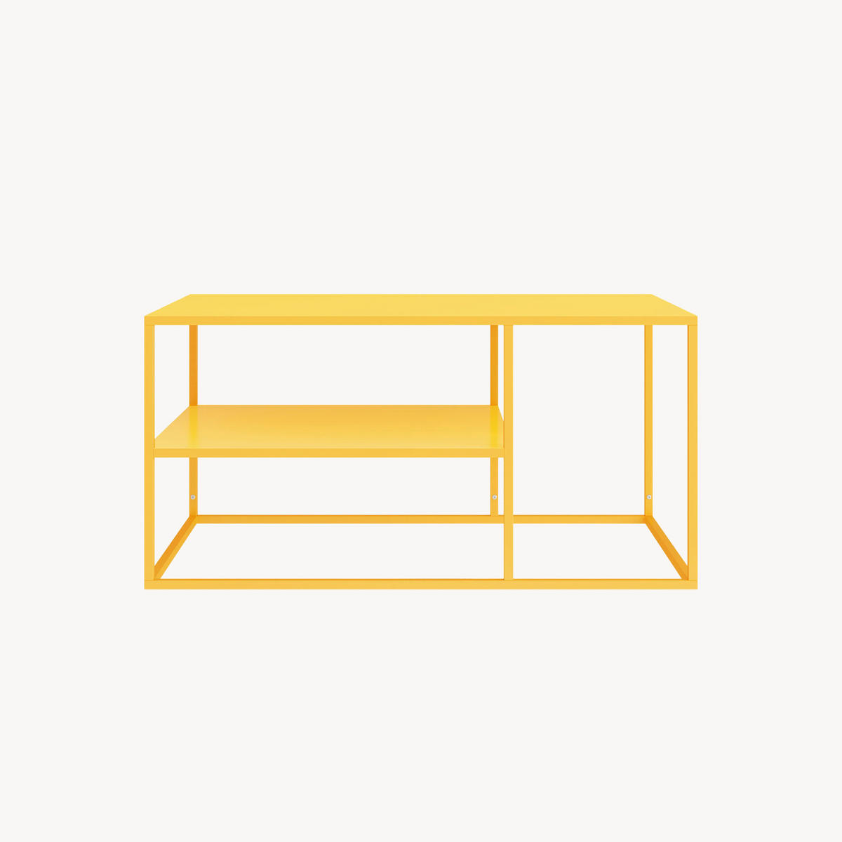 COUCHTISCH Solund 45/90/60 cm - Gelb, Metall (60/90/45cm) - [en.casa]