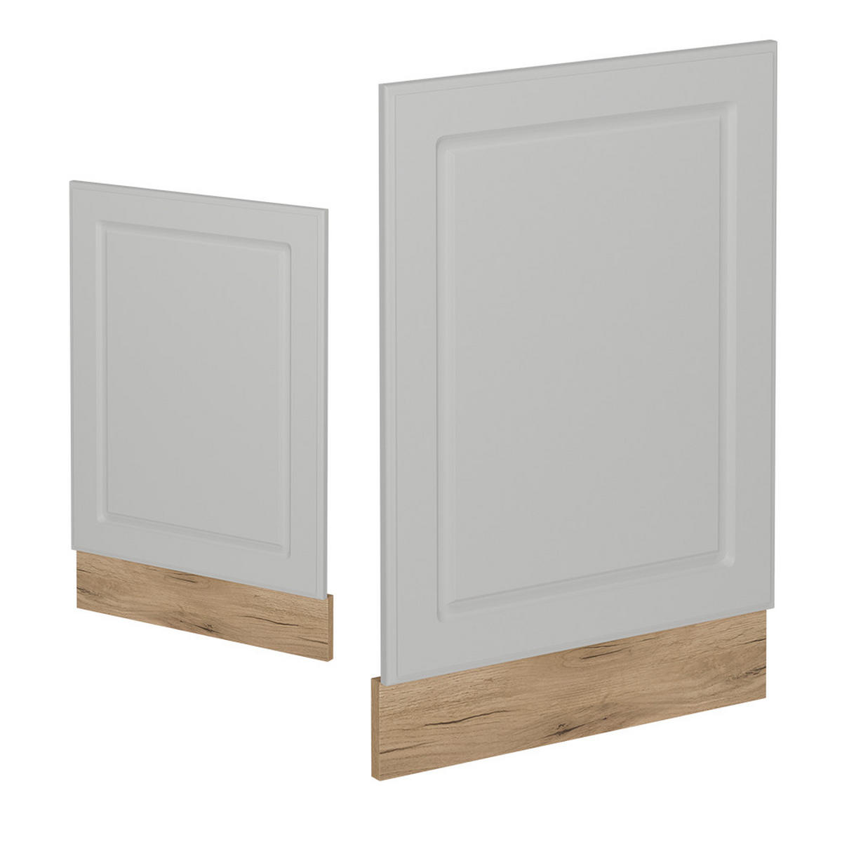 GESCHIRRSPÜLBLENDE R-Line Weiß Landhaus 45 cm , AP Anthrazit - Honigeiche/Eiche Wotan, Holzwerkstoff (45/57.2/1.6cm) - Vicco