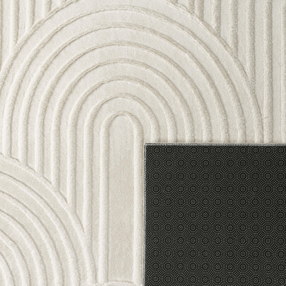 KURZFLORTEPPICH 160/220 cm Lelystad 524 - Creme, Textil (160/220cm) - Paco Home
