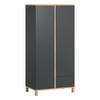 SCHRANK mit 2 Türen und 1 Schublade - H183 cm - Altitude - Eiche Artisan/Grau, Holzwerkstoff (53/183/90cm) - Calicosy
