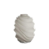 VASE Biotu Grau Ø23,5/30,5 cm - Grau, Glas (23.5/30.5cm) - Light & Living
