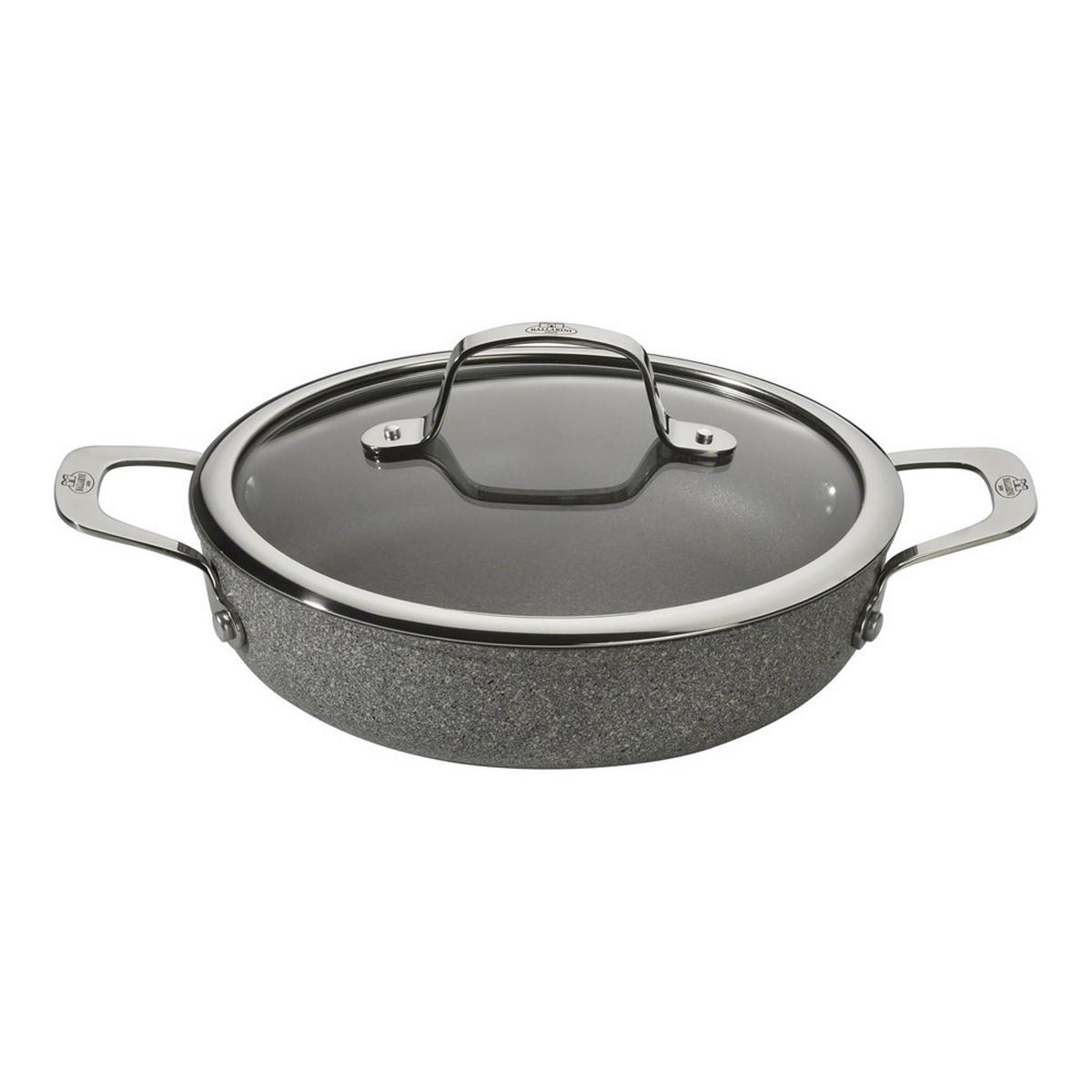 PFANNE Grau 24/24/9.6 cm 750028110 - Grau, Metall (24cm) - Ballarini