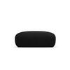 POUF Molino aus strukturiertem Stoff schwarz - Schwarz, Textil (100/36/100cm) - Micadoni