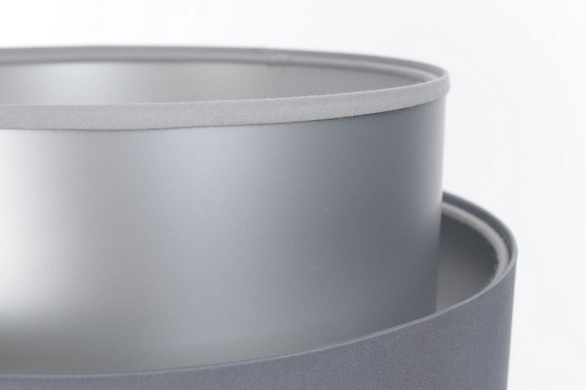 TISCHLAMPE Grau 30/45 cm - Silberfarben, Kunststoff (30/0.7/45cm) - ONZENO