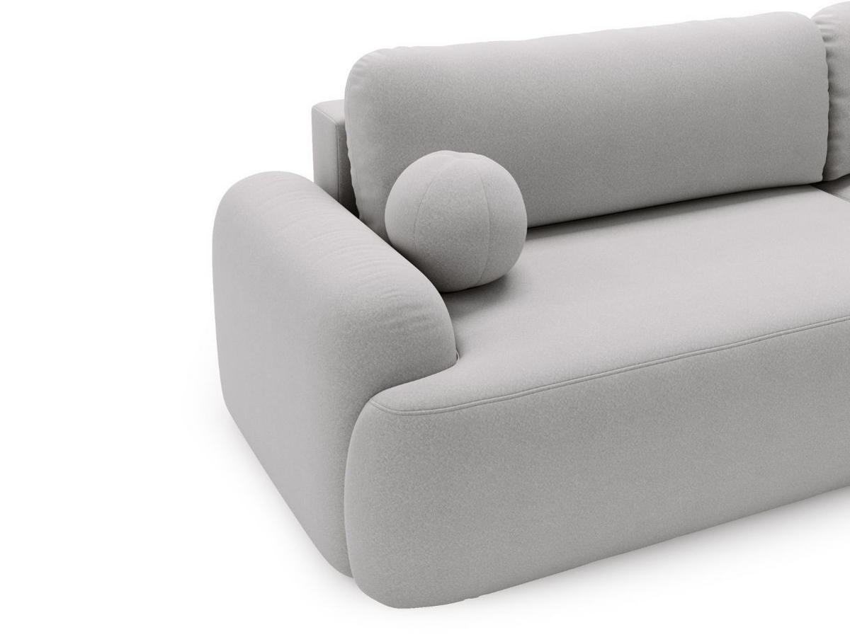 ECKSOFA Aurio Grau Rechts - Grau, Holz/Textil (261/177cm) - Graingold