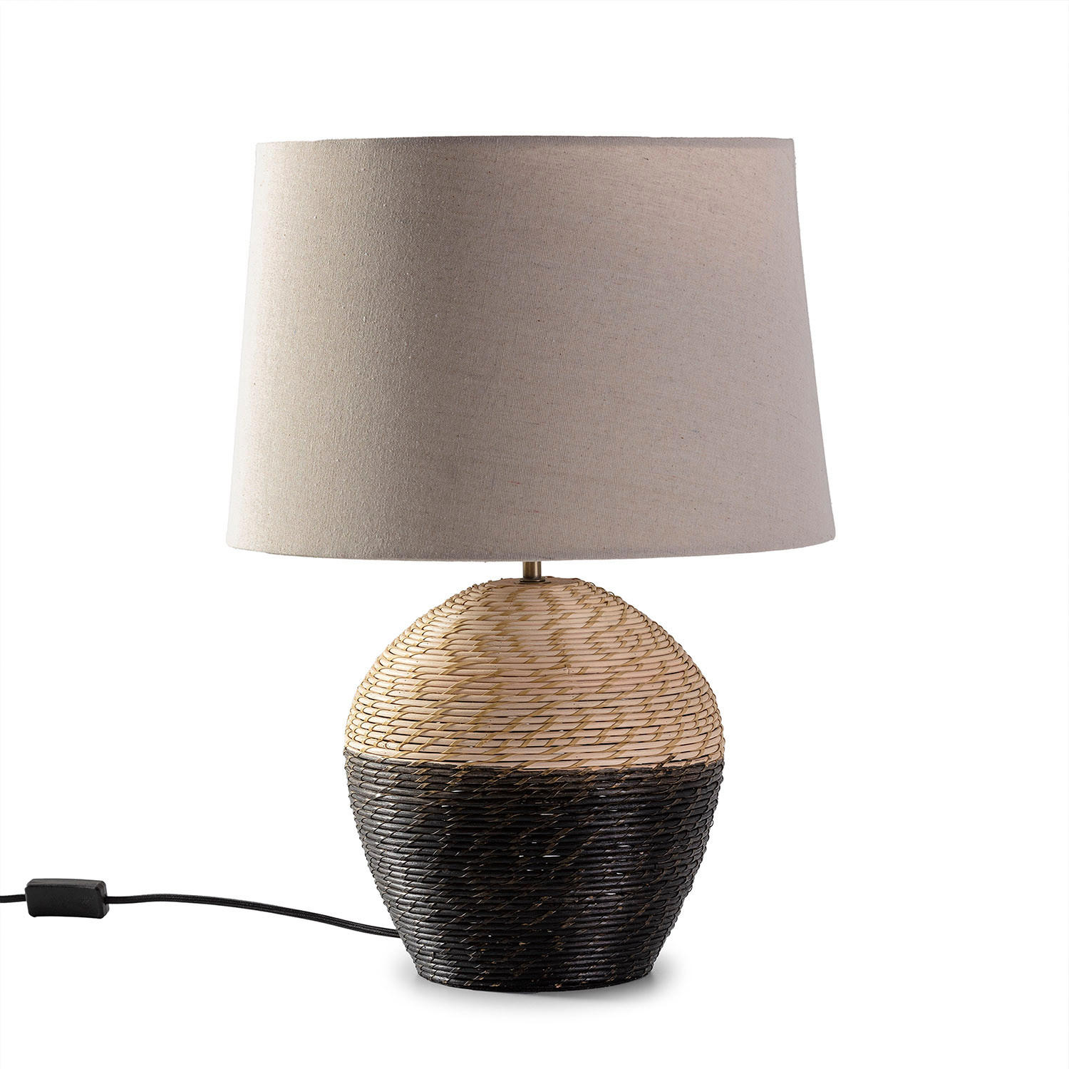 TISCHLEUCHTE 40/40/56 Oyuki - Beige, Naturmaterialien (40/40/56cm) - VS Venta-stock
