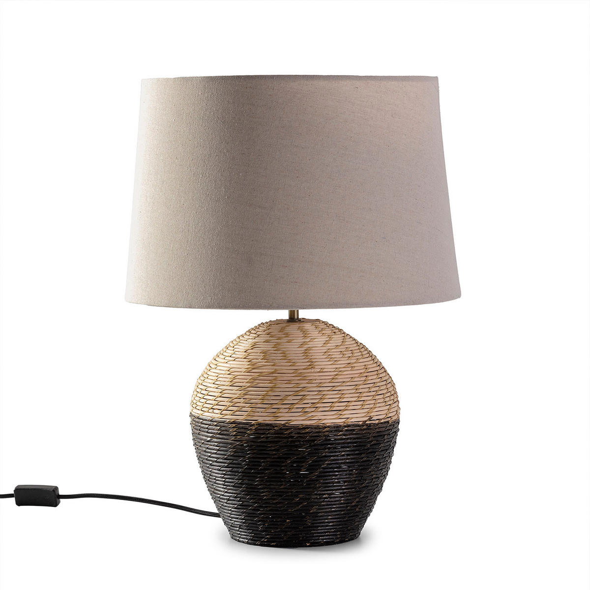 TISCHLEUCHTE 40/40/56 Oyuki - Beige, Naturmaterialien (40/40/56cm) - VS Venta-stock