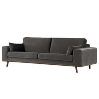 3-SITZER SOFA - Dunkelgrau, Textil (237/81/88cm) - home24