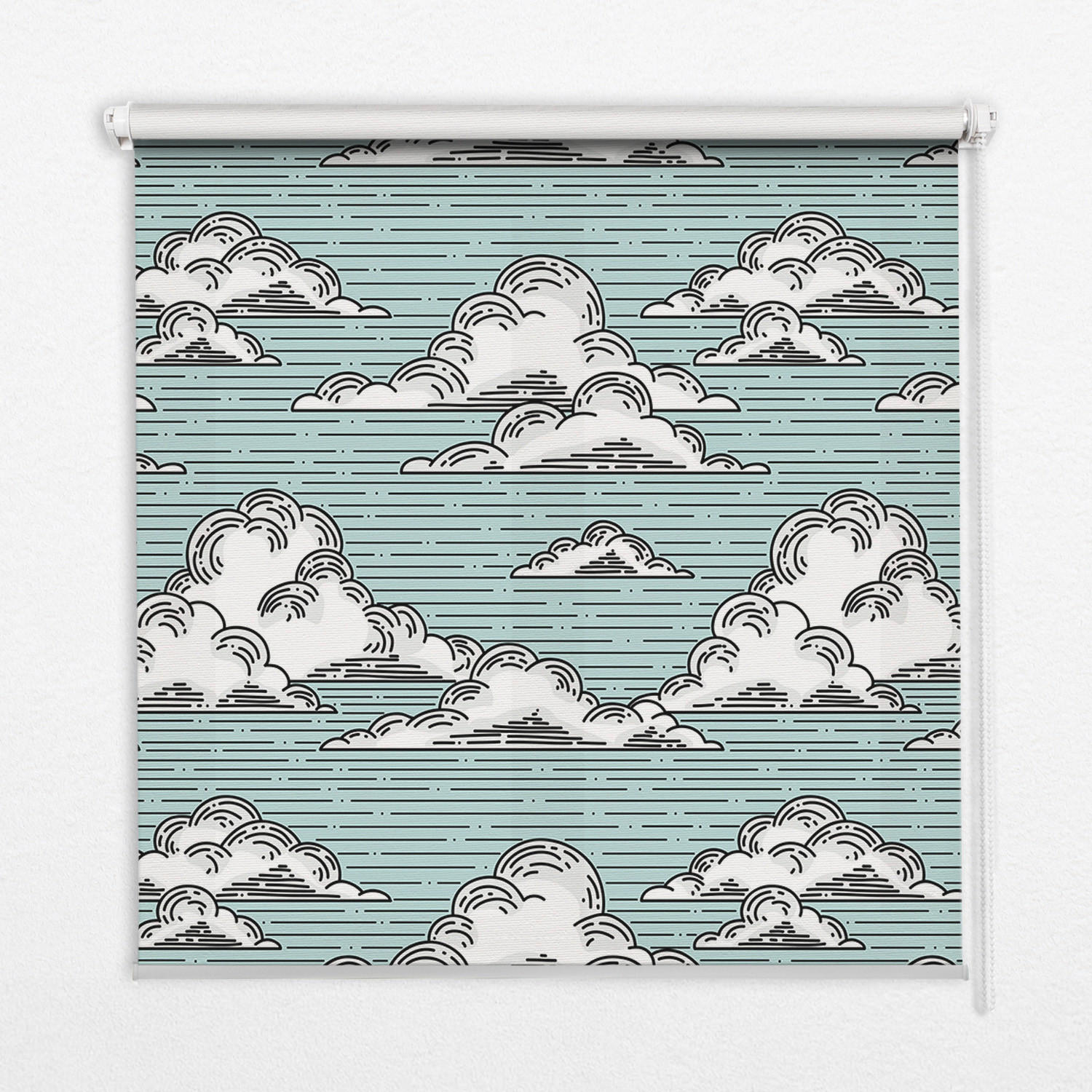 TULUP VNITŘNÍ roleta - okenní roleta - roleta - 130x140 cm - Mraky