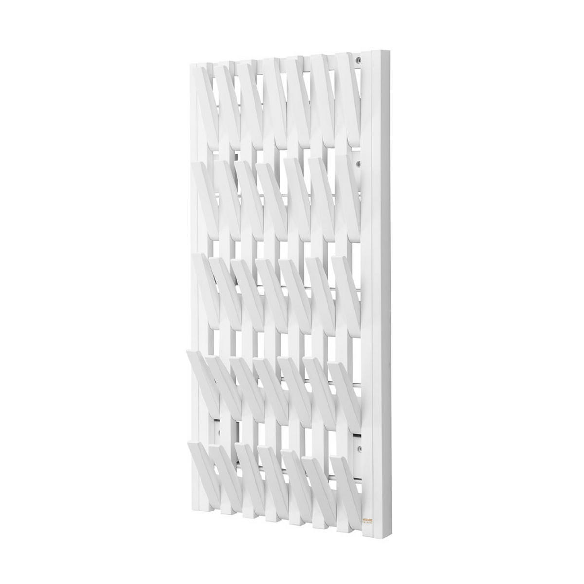GARDEROBENPANEEL QUEST Weiß - 55 x 4 x 105 cm - Weiß, Holz/Holzwerkstoff (55/105/4cm) - Home Deluxe