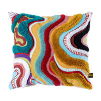 ZIERKISSEN Courtneay Blau 45/4/45cm - Blau, Textil (4/45cm) - PTMD Collection