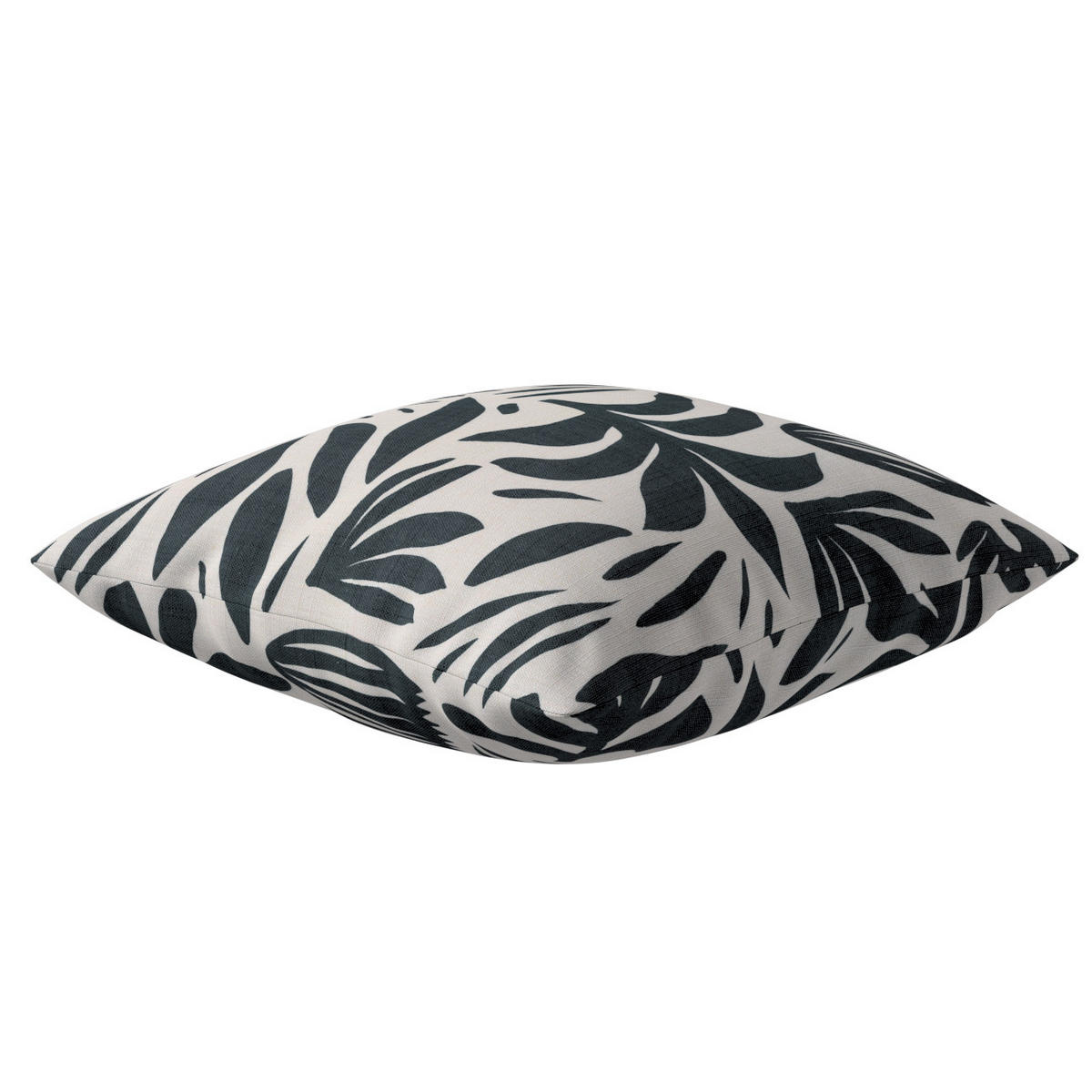 KISSENHÜLLE Botanic schwarz- weiss, 43x43 cm - Schwarz, Textil (43/43cm) - Dekoria