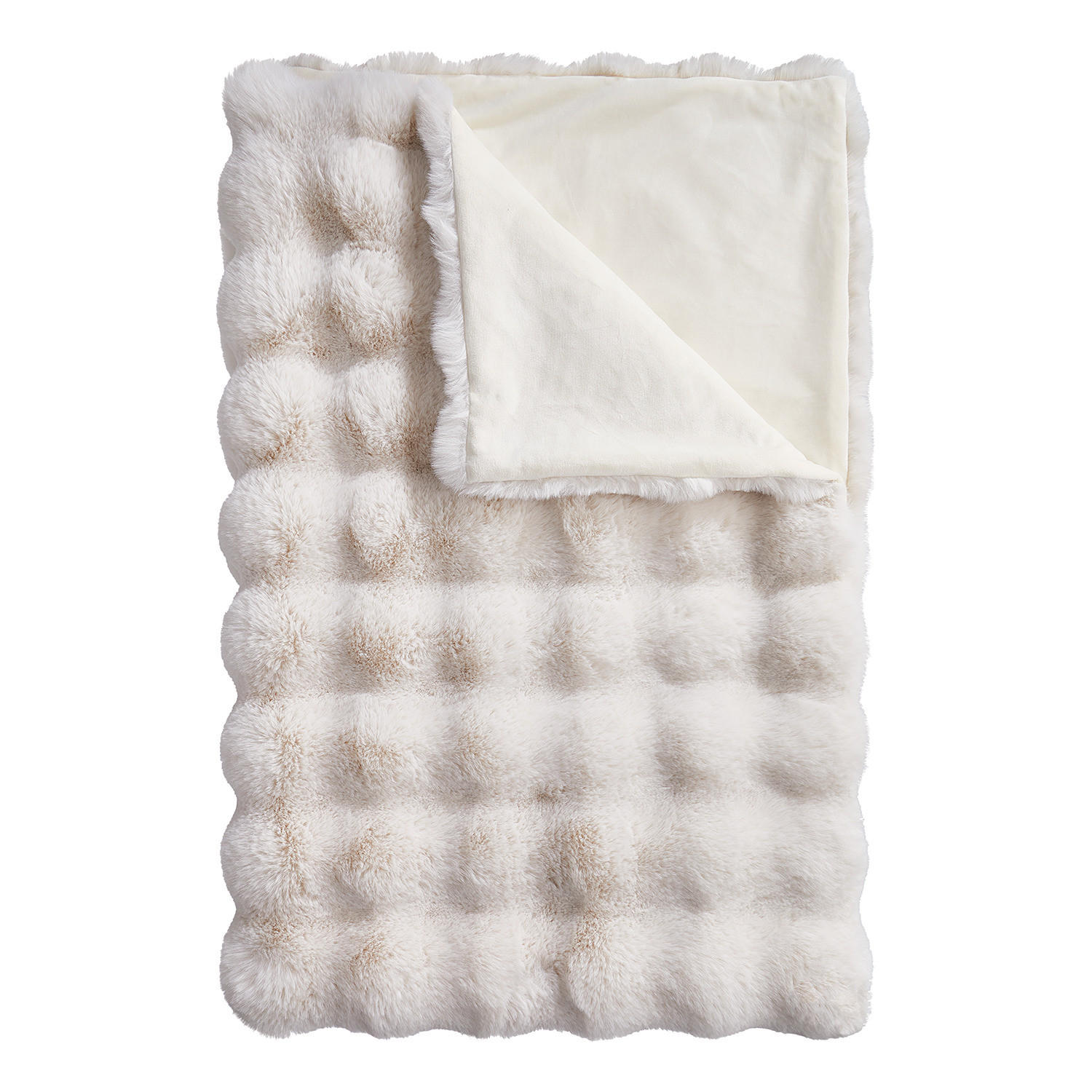 DECKE Belle - Beige, Kunststoff (150/200cm) - Butlers