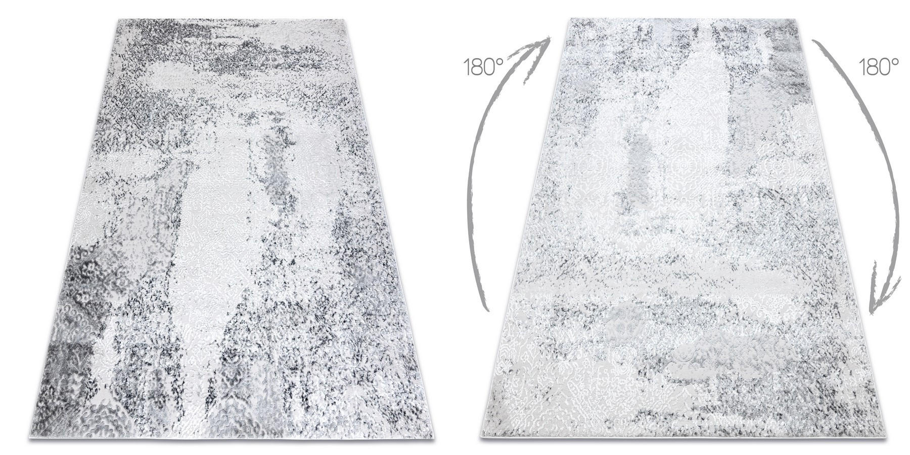 TEPPICH Mefe 120/170 cm - Grau, Textil (120/170cm) - rugsX