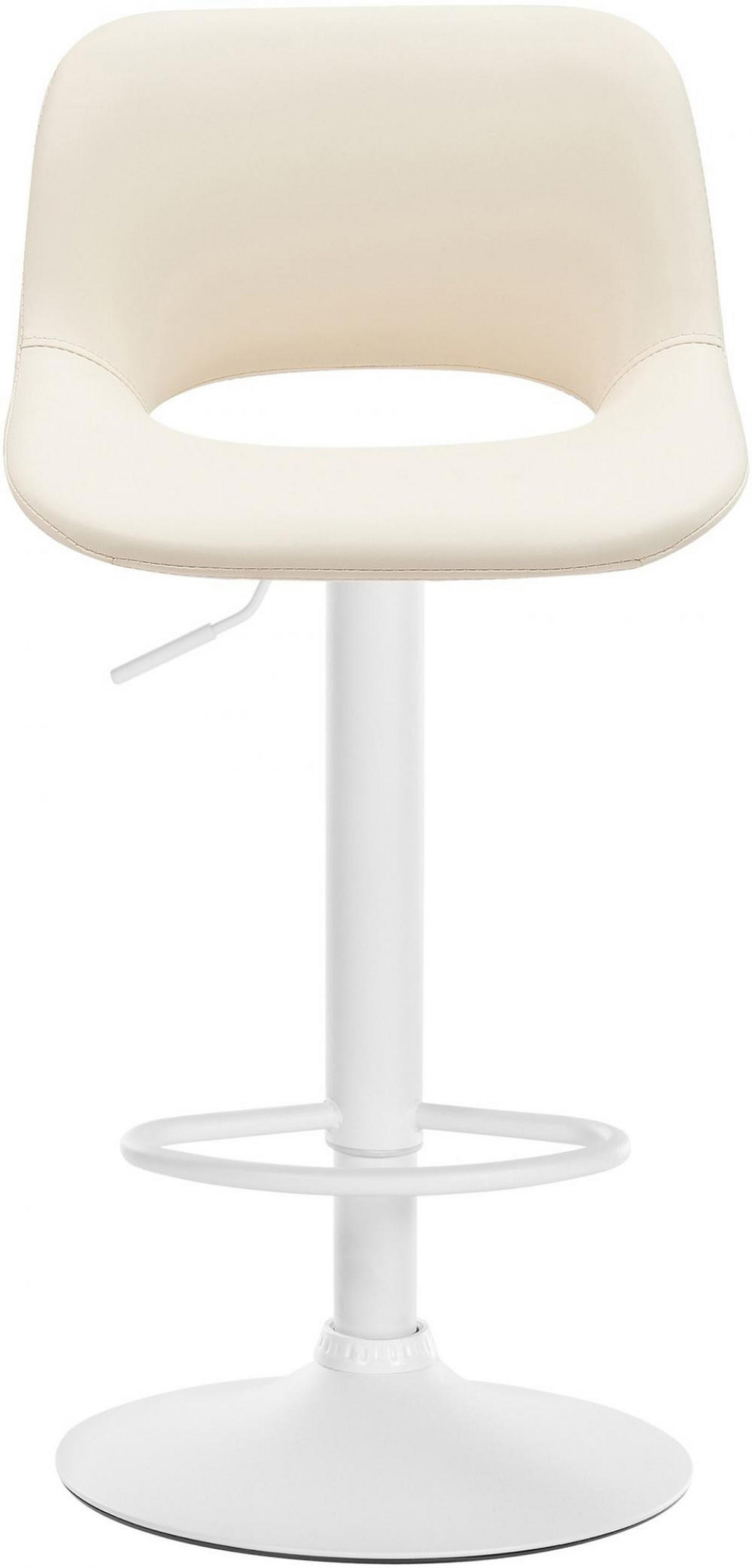 BARHOCKER Lederlook creme - Creme, Textil (42/86/46cm) - CLP