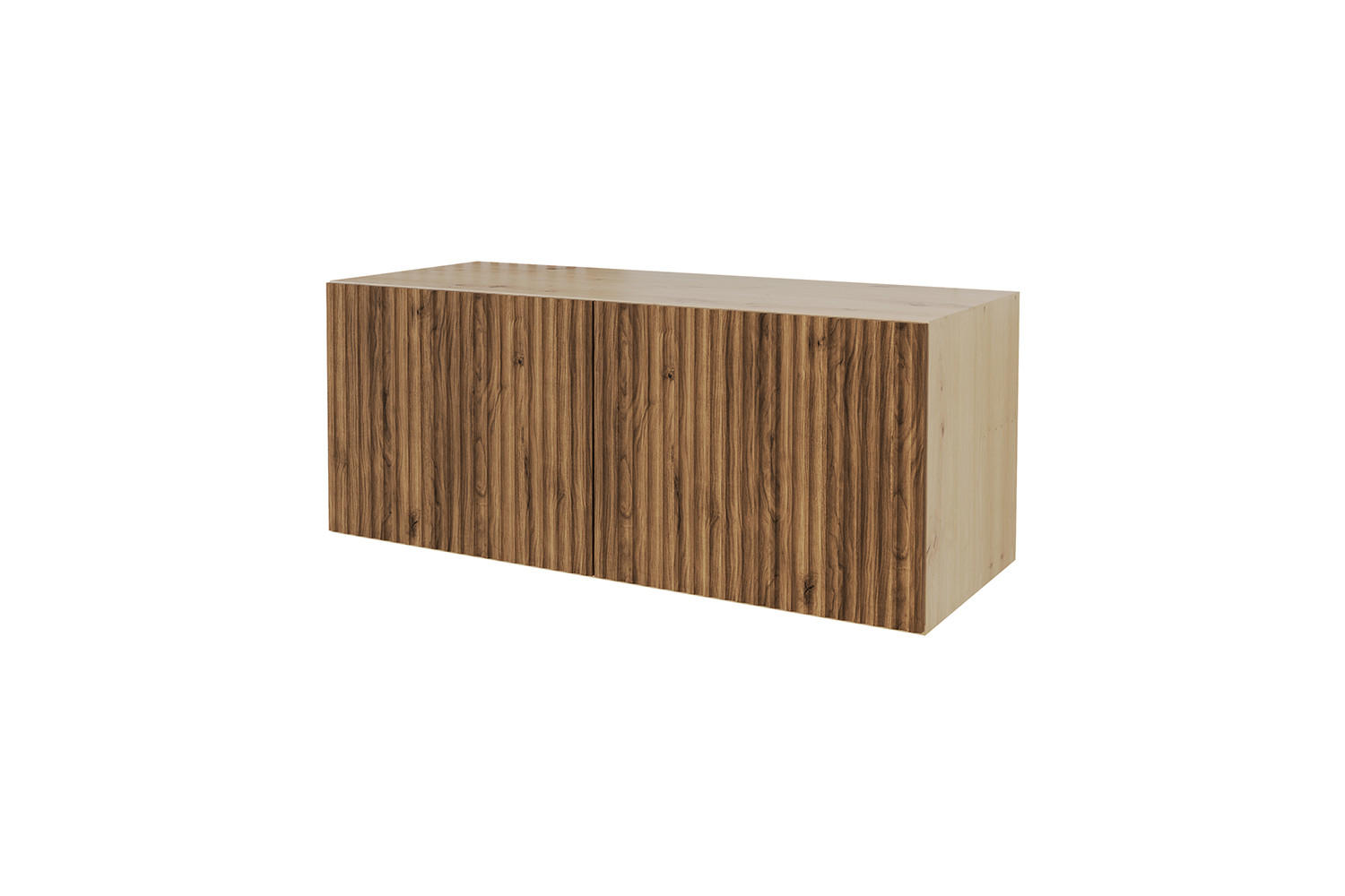 LOWBOARD NOA-2-W 100x40x41 cm - Artisan / Katania - Eiche Wotan, Holzwerkstoff (100/40/41cm) - ALTDECOR