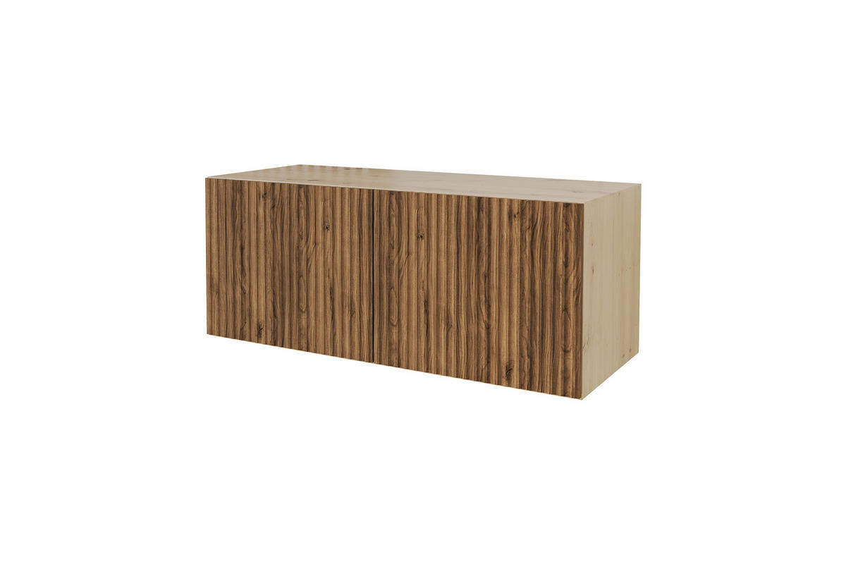 LOWBOARD NOA-2-W 100x40x41 cm - Artisan / Katania - Eiche Wotan, Holzwerkstoff (100/40/41cm) - ALTDECOR