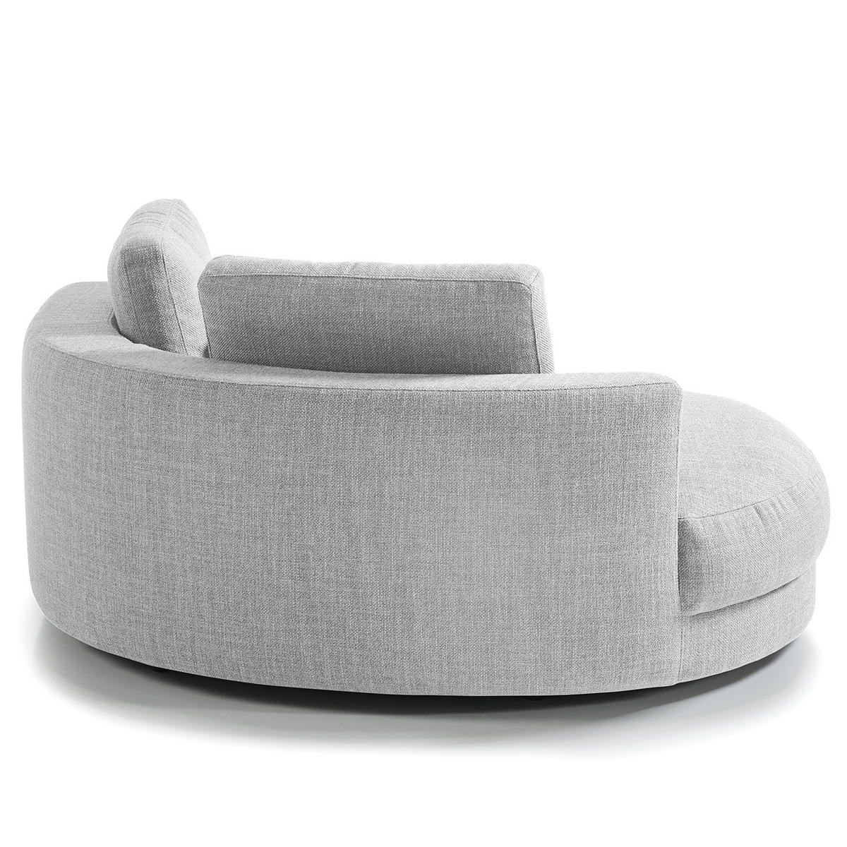 MODULLONGCHAIR - Hellgrau, Textil (129/74/167cm) - home24