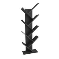 BÜCHERREGAL mit 8 Regalböden 22/46/128,5 cm - Anthrazit, Holzwerkstoff (46/128.5/22cm) - Calicosy