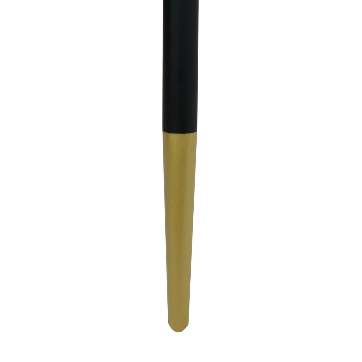 KONSOLENTISCH dunkler Holzfarbton/gold oval Ramona - Dunkelbraun/Goldfarben, Holzwerkstoff (120/41/72cm) - Beliani