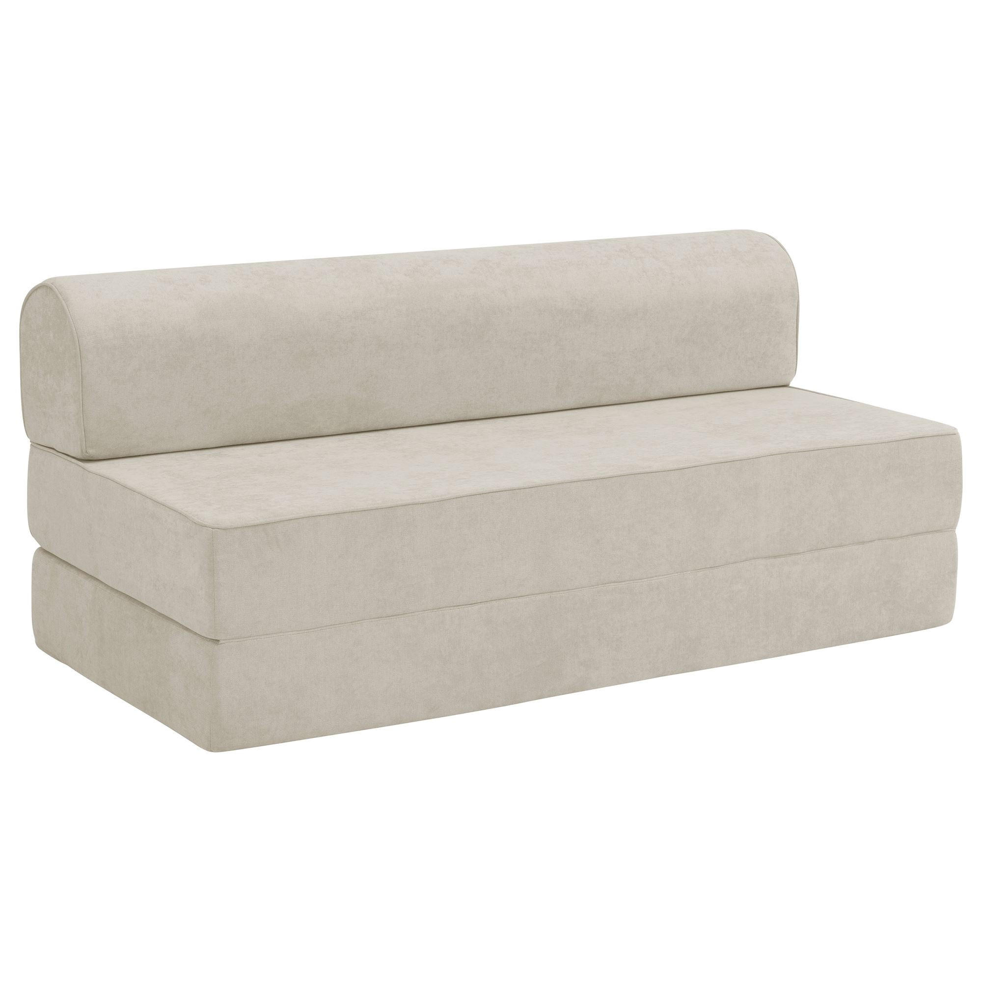 FALTSOFA Katusha Flachgewebe beige - Beige, Kunststoff (80/71/160cm) - 58aufmkessel