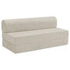 FALTSOFA Katusha Flachgewebe beige - Beige, Kunststoff (80/71/160cm) - 58aufmkessel