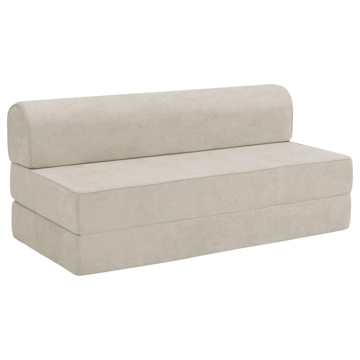 FALTSOFA Katusha Flachgewebe beige - Beige, Kunststoff (80/71/160cm) - 58aufmkessel