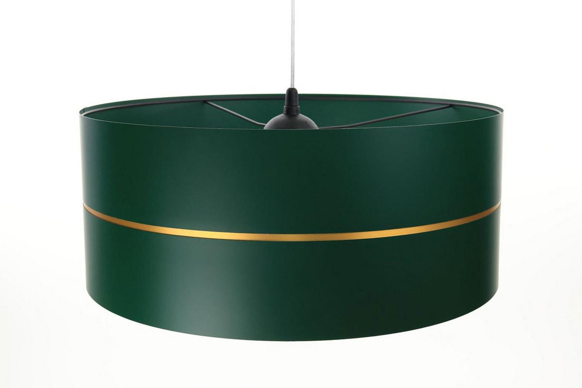 HÄNGELEUCHTE Grün 60/21 cm - Goldfarben/Grün, Kunststoff (60/1.1/21cm) - ONZENO