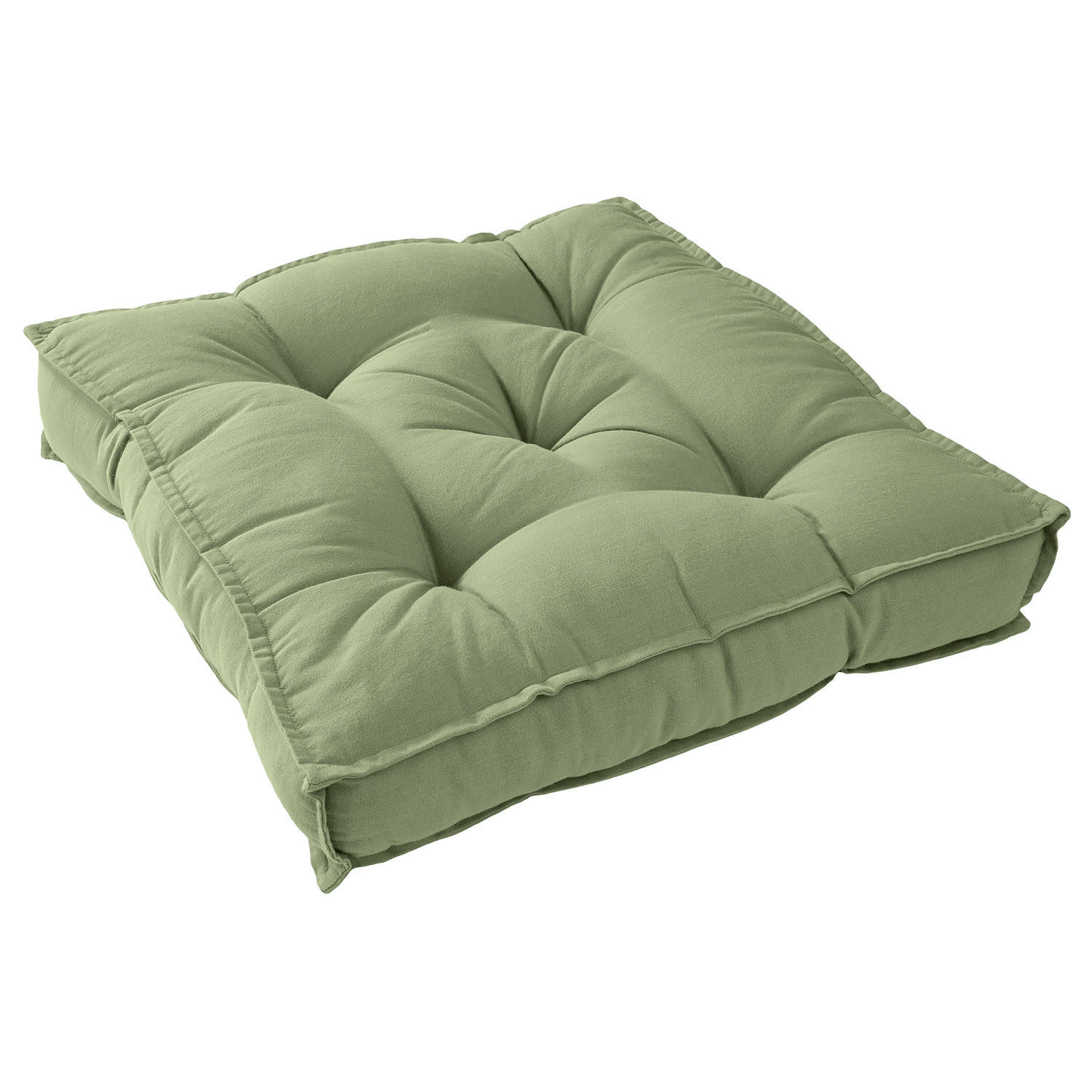 SITZKISSEN Solid - Baumwolle / Polyester - Olivgrün, Textil (40/40cm) - Butlers