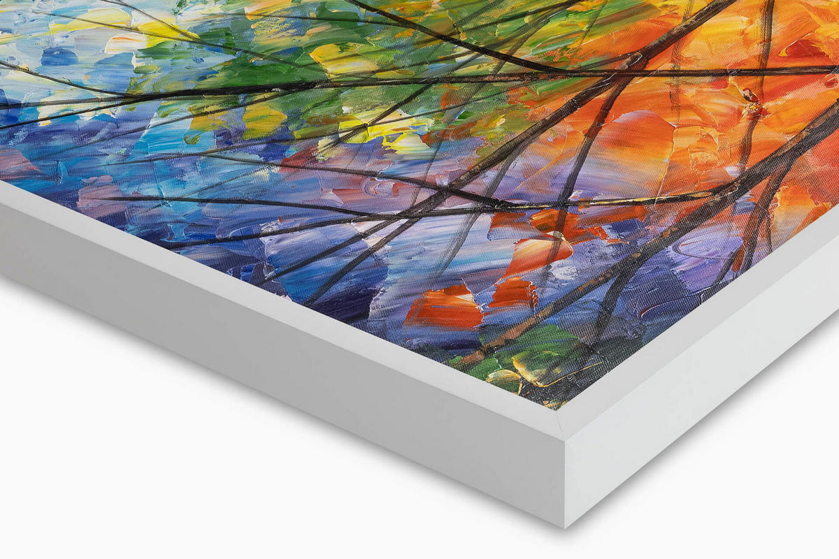 ACRYLBILD HANDGEMALT 120/60 cm - Multicolor, Holz/Textil (2/60cm) - KUNSTLOFT