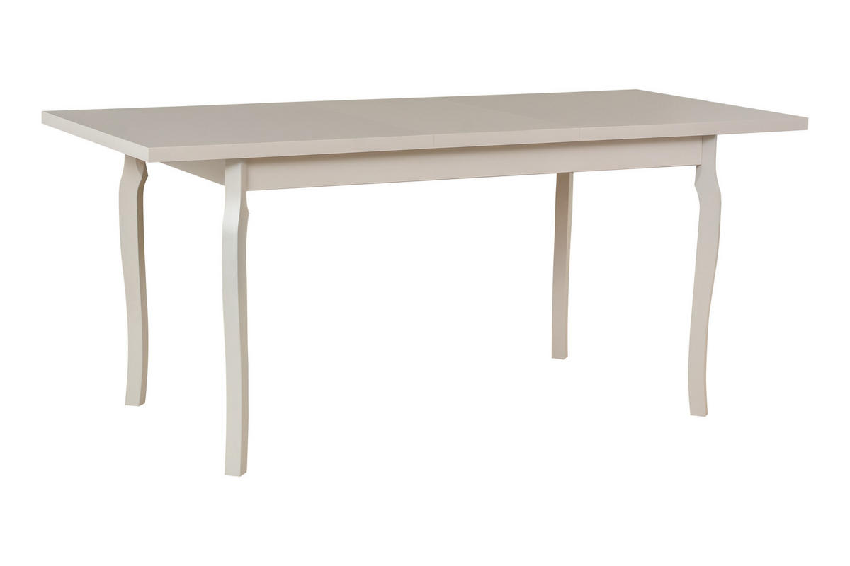 ESSTISCH Alba 5, 140-180/80 cm - Kaschmir/Cappuccino, Holz (80/140/78cm) - Leaf Design