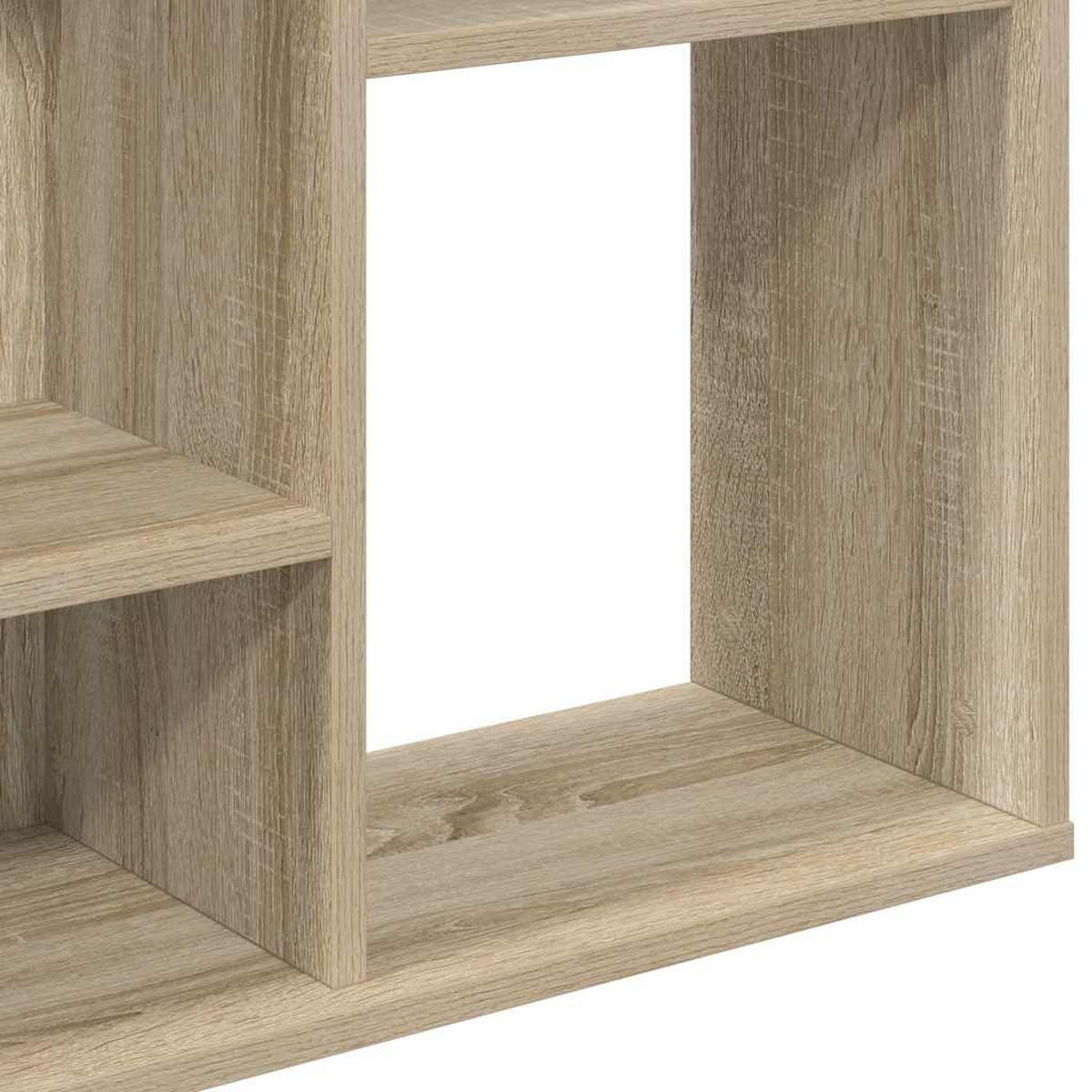 RAUMTEILER/BÜCHERREGAL Sonoma-Eiche 100/24/140 Cm Holzwerkstoff - Braun, Holzwerkstoff (24/140/100cm) - vidaXL