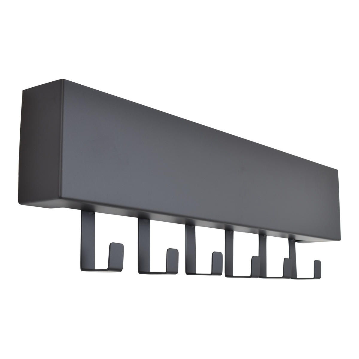 KLEIDERABLAGE Mula Schwarz - Schwarz, Metall (61/19/6cm) - LOFT42