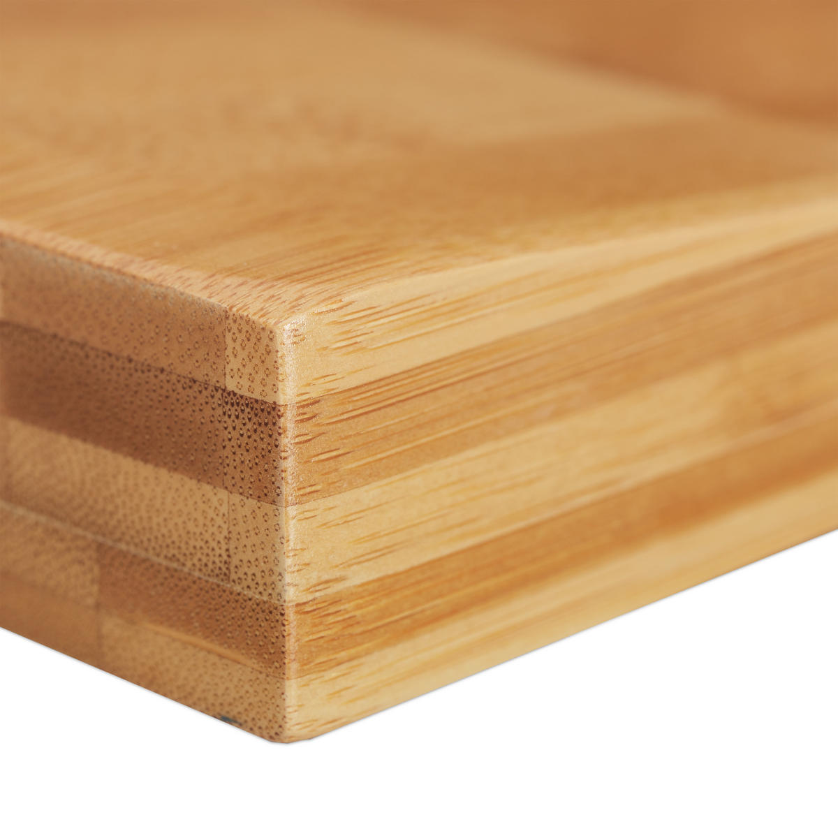 MESSERORGANIZER - Hellbraun, Holz (11/3.5/39cm) - Relaxdays