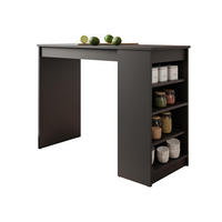 BARTISCH Zotino - Schwarz, Holzwerkstoff (115/102/50cm) - MIRJAN24