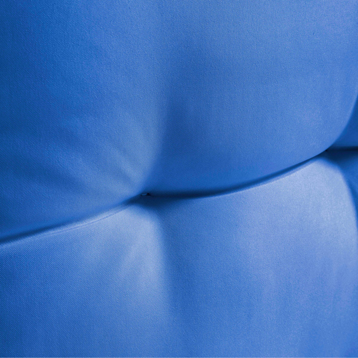 GARTEN-LOUNGESOFA aus Paletten, inkl. Sitzkissen, Blau - Blau, Holz (60/80/60cm) - Oviala