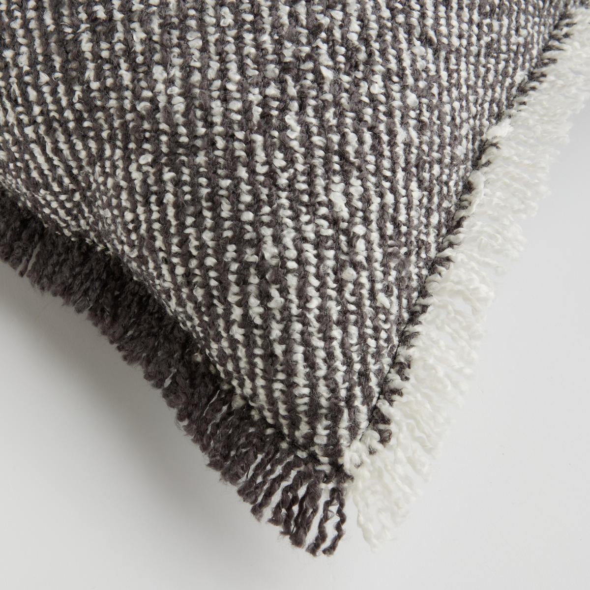 KISSENBEZUG Roiz - Dunkelgrau, Textil (45/45cm) - home&you