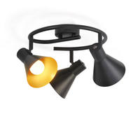 STRAHLER Welle 28/25/21 cm - Schwarz, Metall (28/25/21cm) - Nettlife