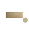 KOPFTEIL gepolstert MODENA Kunstleder 115x55x8 cm - Gold - Moonia - Goldfarben, Holz (115/8/55cm)