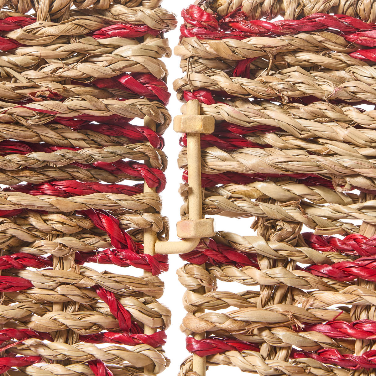 WEIHNACHTSBAUMKRAGEN 28 cm Naturfarben Neige - Naturfarben, Naturmaterialen (28cm) - Beliani