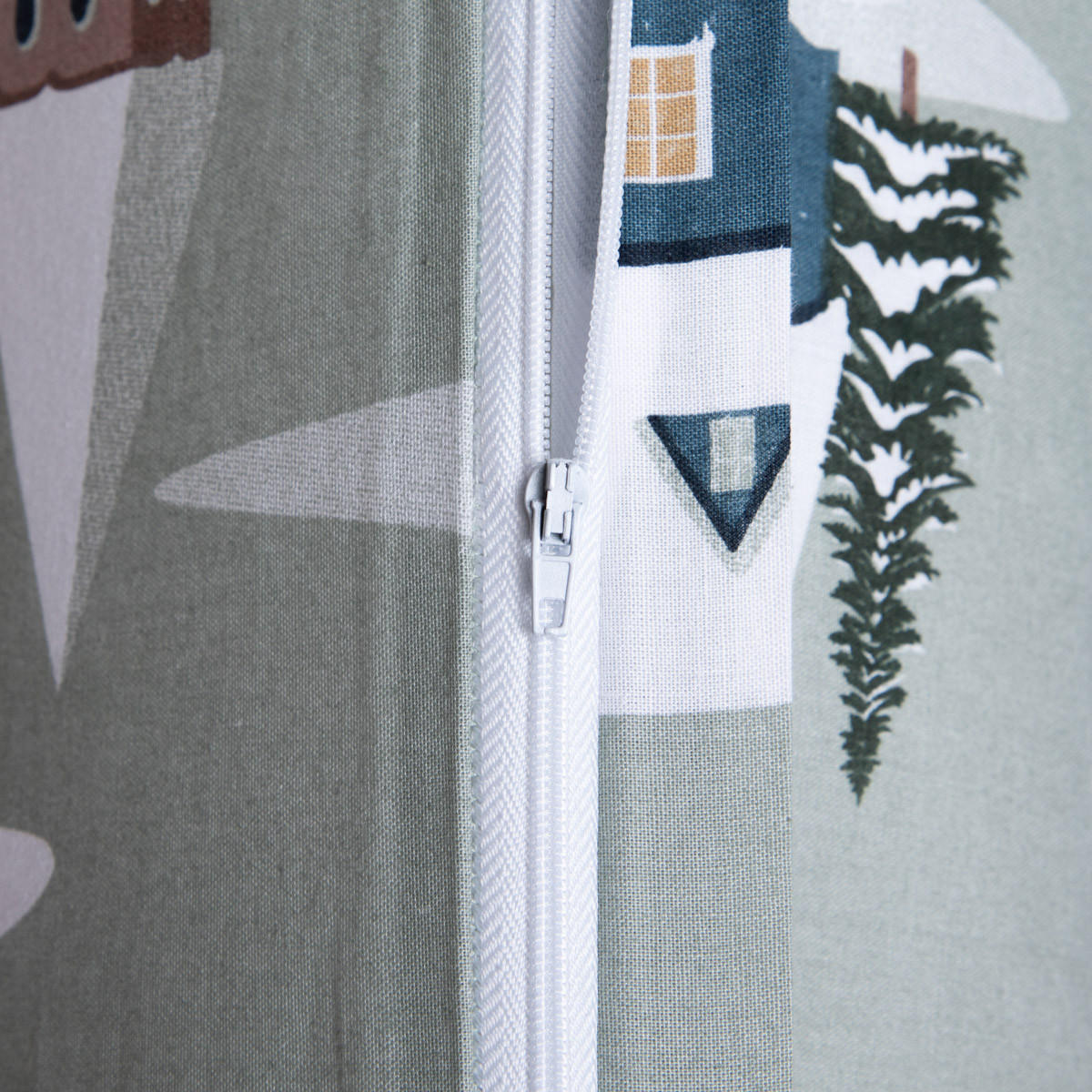 BETTWÄSCHE Frolic Baumwolle 160/200 cm - Grau, Textil (160/200cm) - Homla