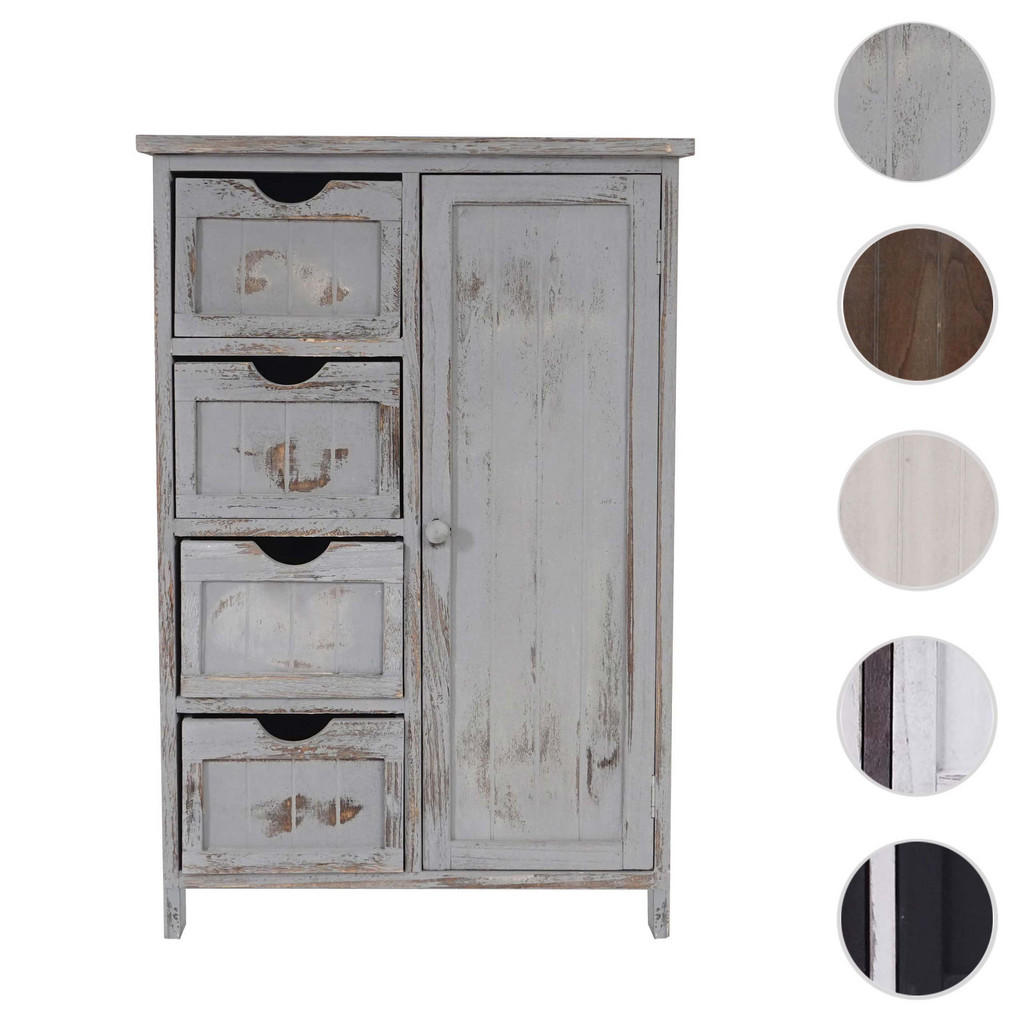 Thumbnail - MCW Kommode, Grau, Holz, 55x82x30 cm, Wohnzimmer, Kommoden & Sideboards, Kommoden