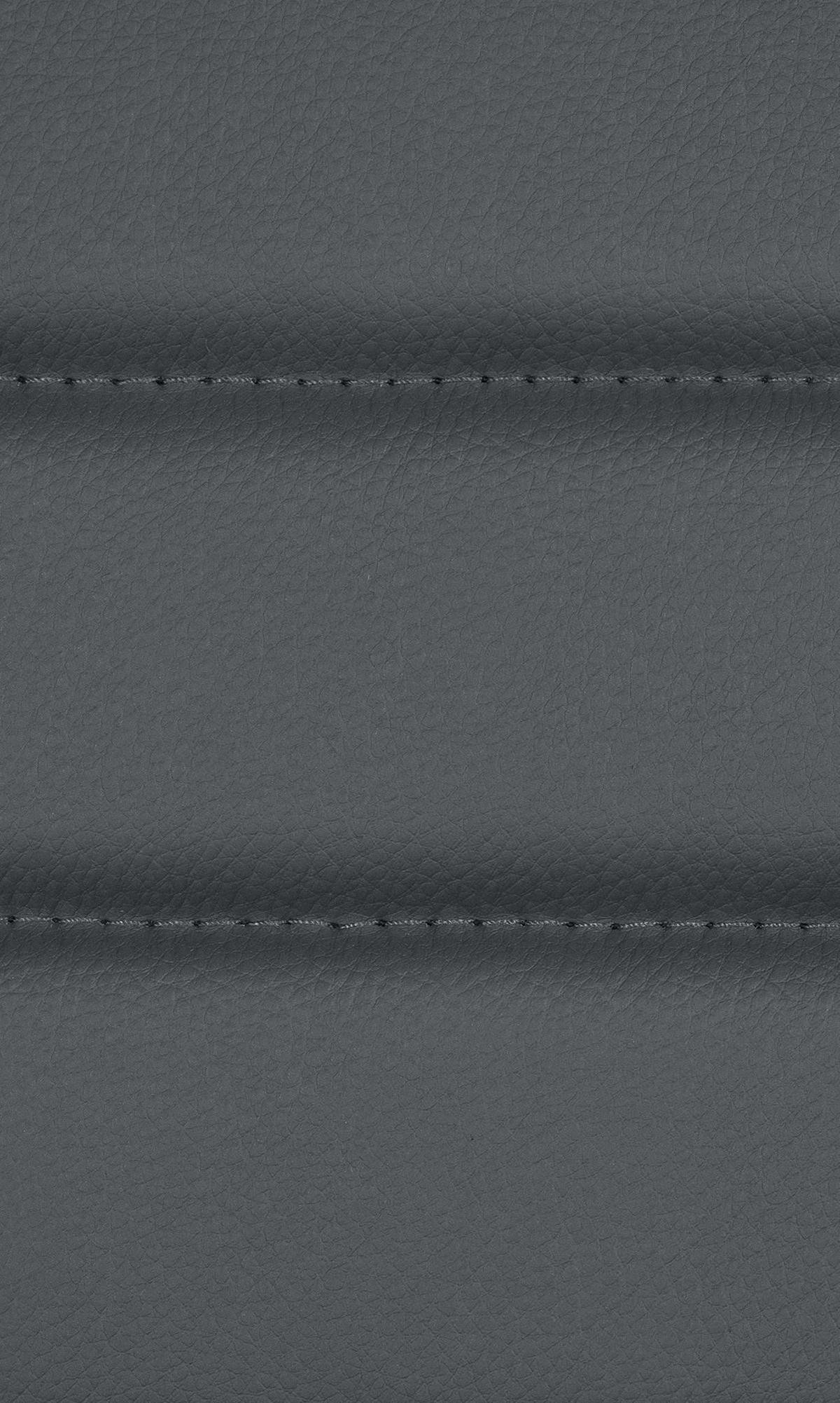 DREHSTUHL 2er Set Lederlook grau - Chromfarben/Grau, Textil/Metall (44/81/60cm) - CLP