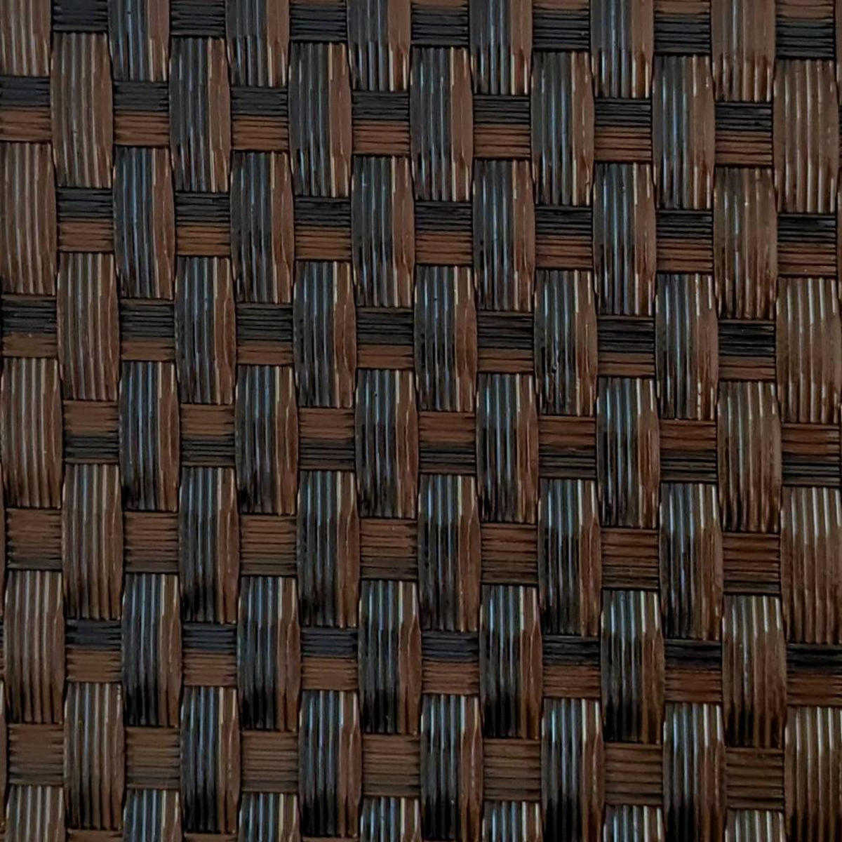SICHTSCHUTZSTREIFEN Rattan PE für Doppelstabmatten Schwarzbraun 26m - Schwarz, Kunststoff (2600/19cm) - ZAUN|ZU